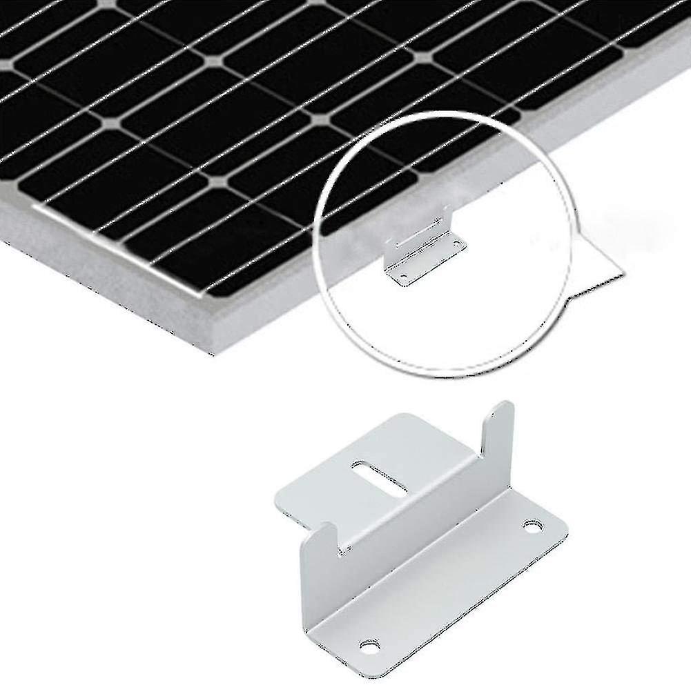 Set Solar Panel Mounting Brackets : 4 Solar Brackets With Nuts And Bolt