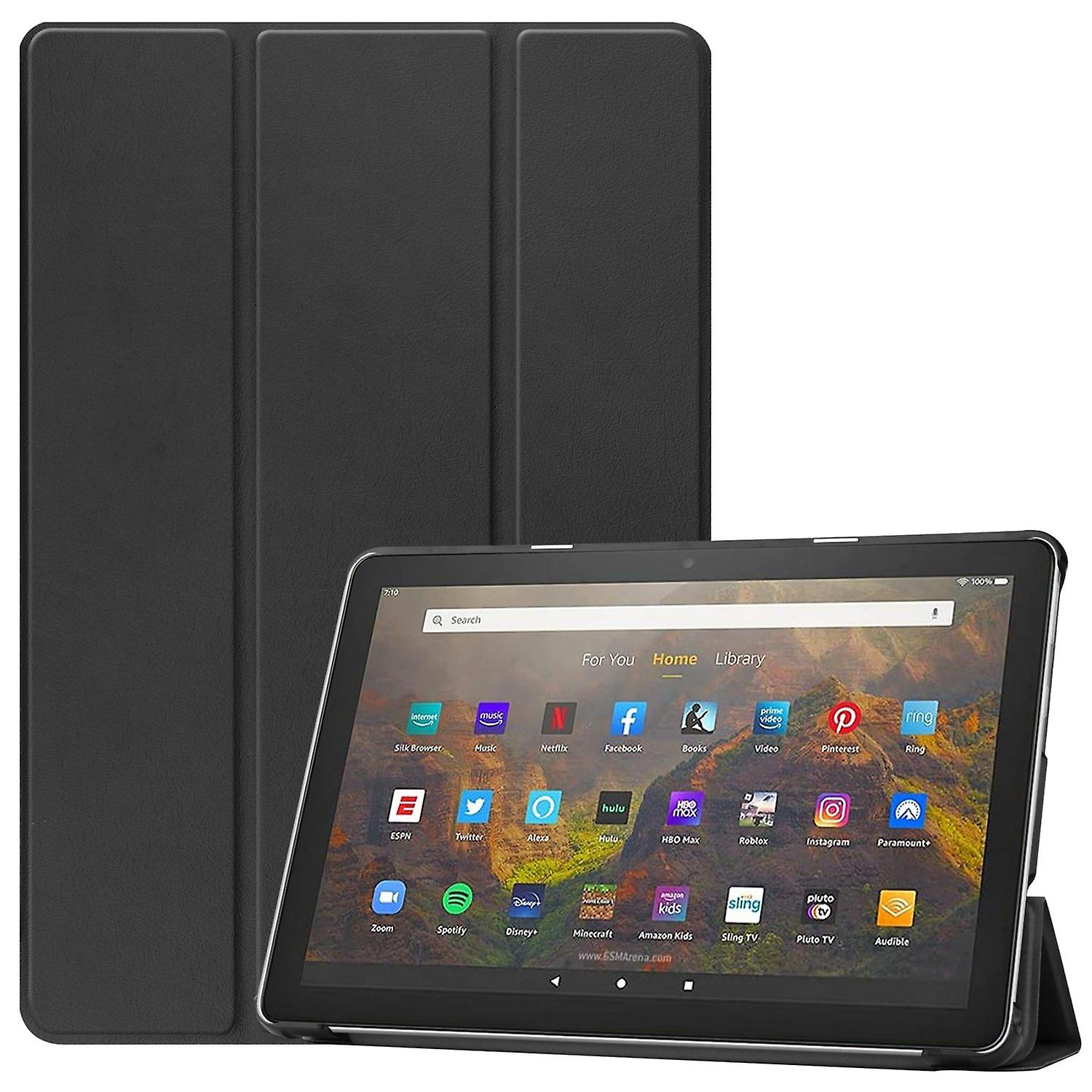 Lederhülle mit Custer-Textur für Amazon Fire HD 10 (2021)
