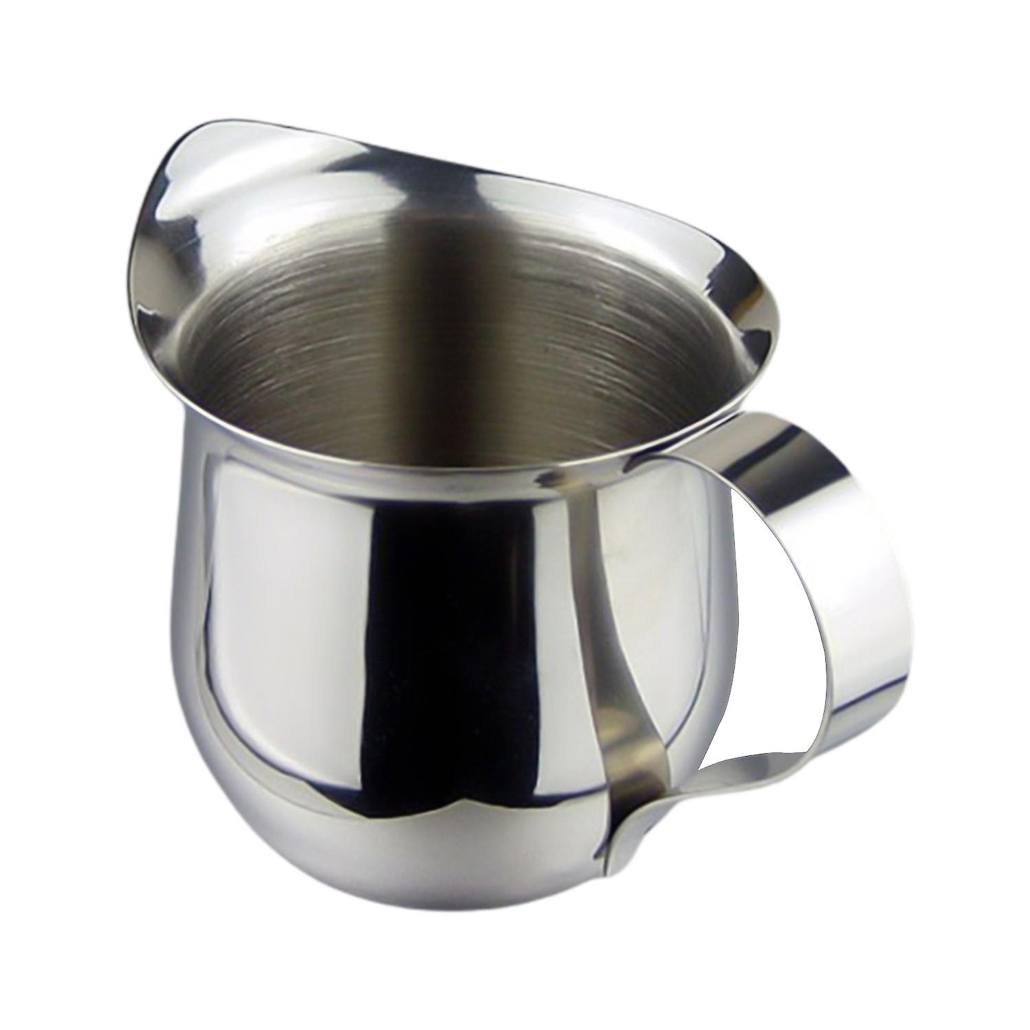 ZHOUBA Cappuccino Coffee Pot Stainless Steel Latte Milk Mug Pointed Mouth Milkshake Cup