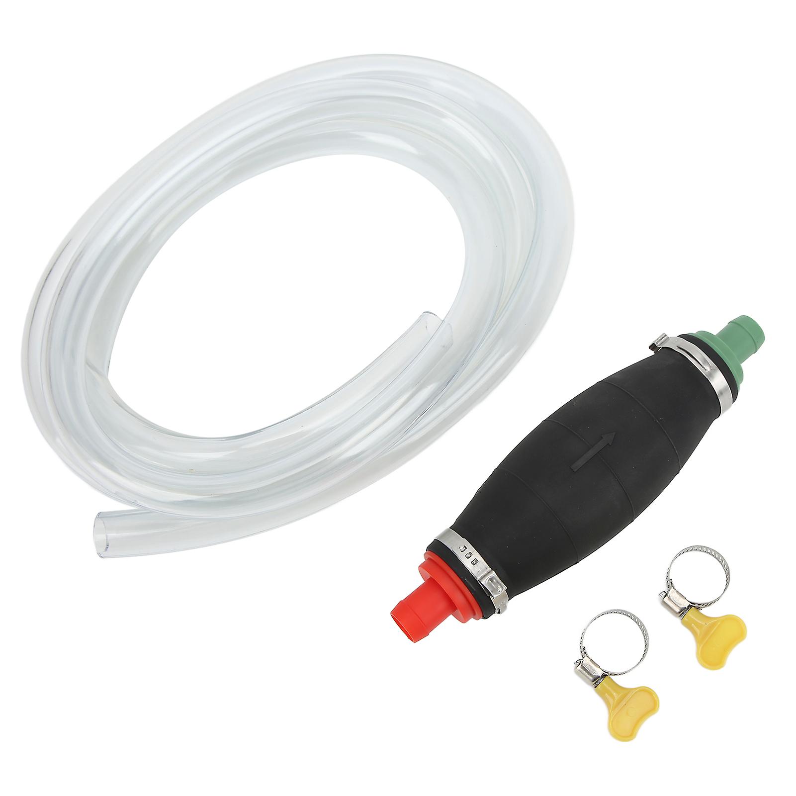Manual Siphon Pump,16mm/0.63in Siphon Hand Pump Hand Siphon Pump Gas Siphon Tool World-Class Design