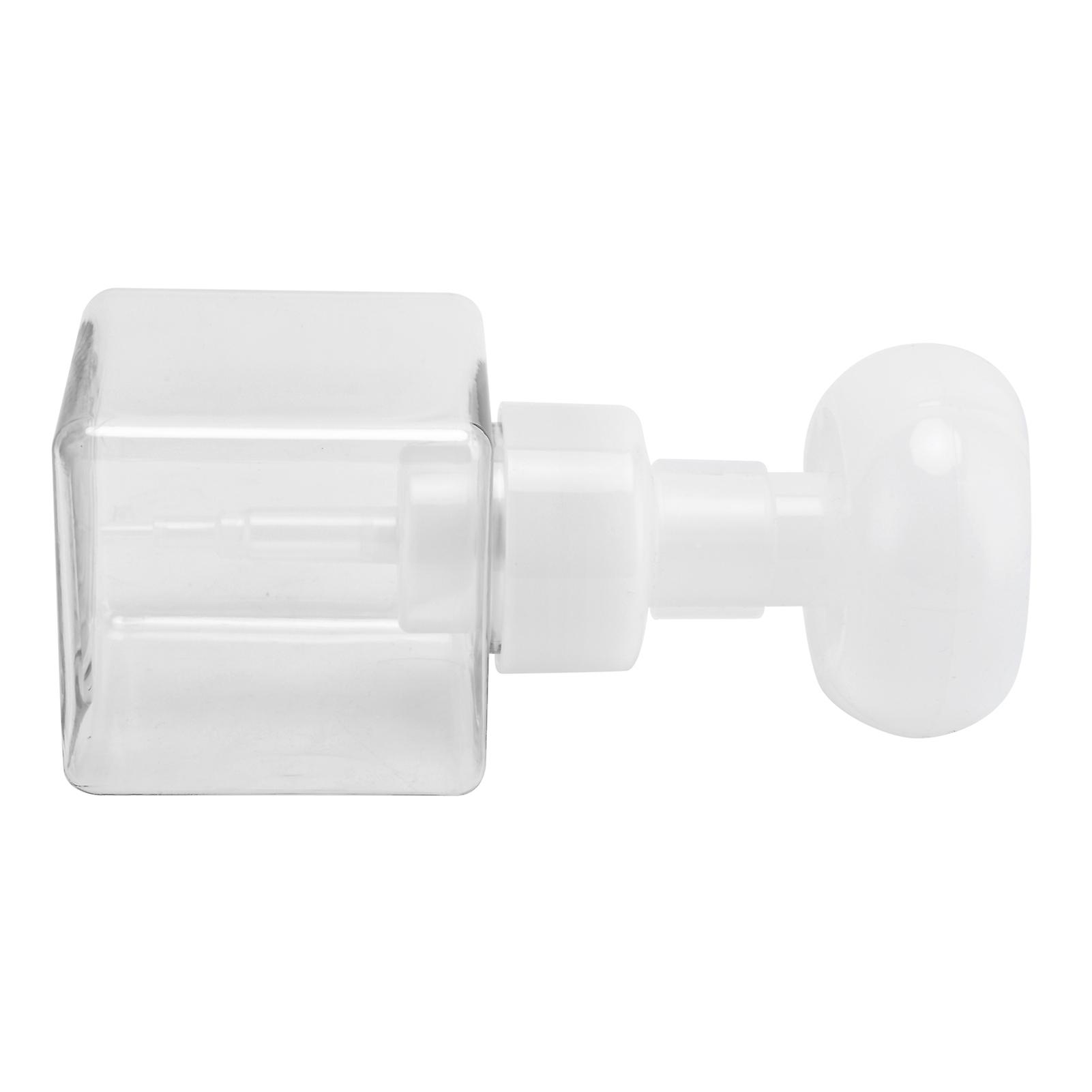 250ml Transparent Foam Pump Bottle, Refillable 6.2x2.6in Portable