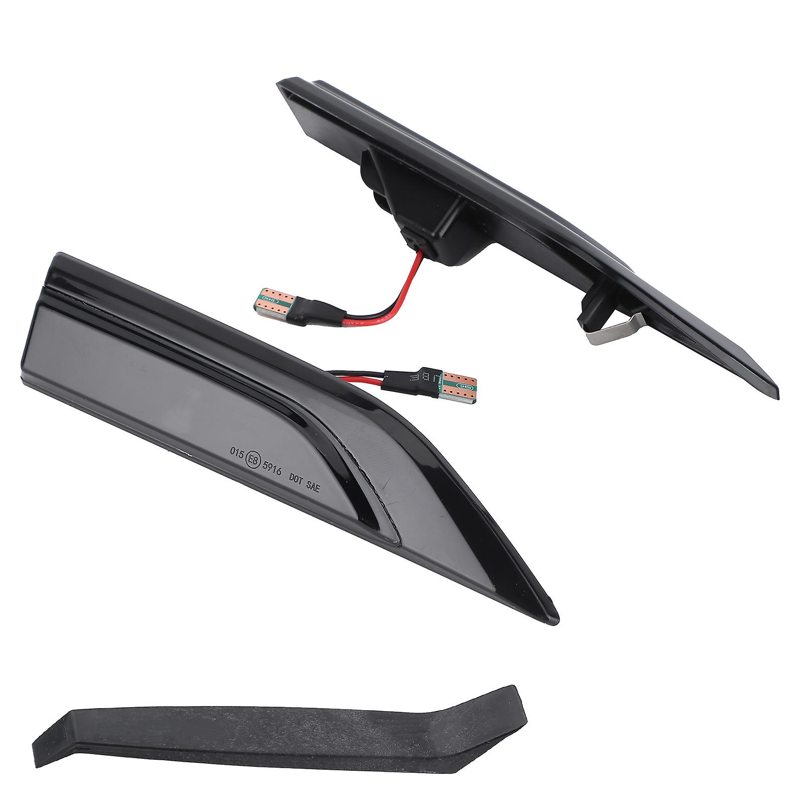 2Pcs Car Side Marker Lightfor T6Transporter Smoky Color LED Fender Indicator 7E0949101 for T6 Transporter