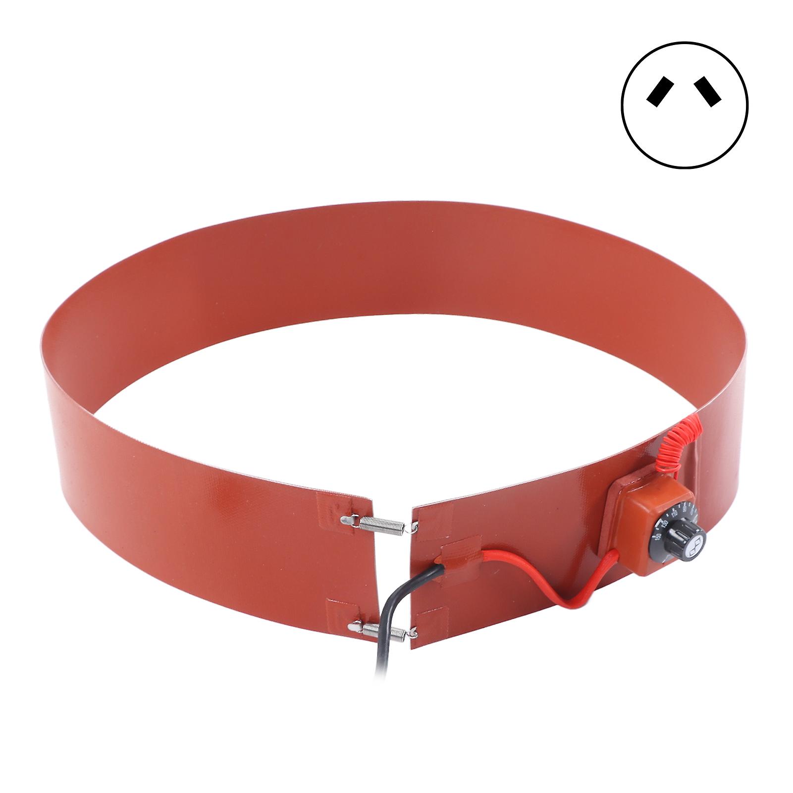 Silicone Heating Belt for 60L Oil Drum, Electric Heating Pad for Metal Drum with Thermostat, 1200W, AU Plug 220V