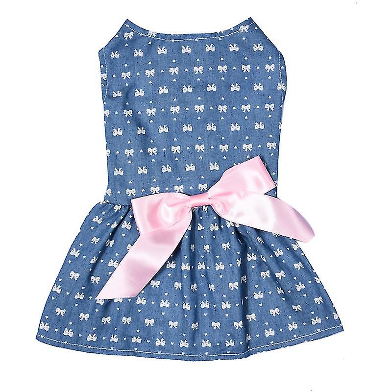 1pcs Dog Dress With Bow