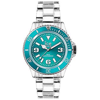 Ice-pure Quartz Analog Unisex Watch with PU.TE Plastic Bracelet. U.P.12