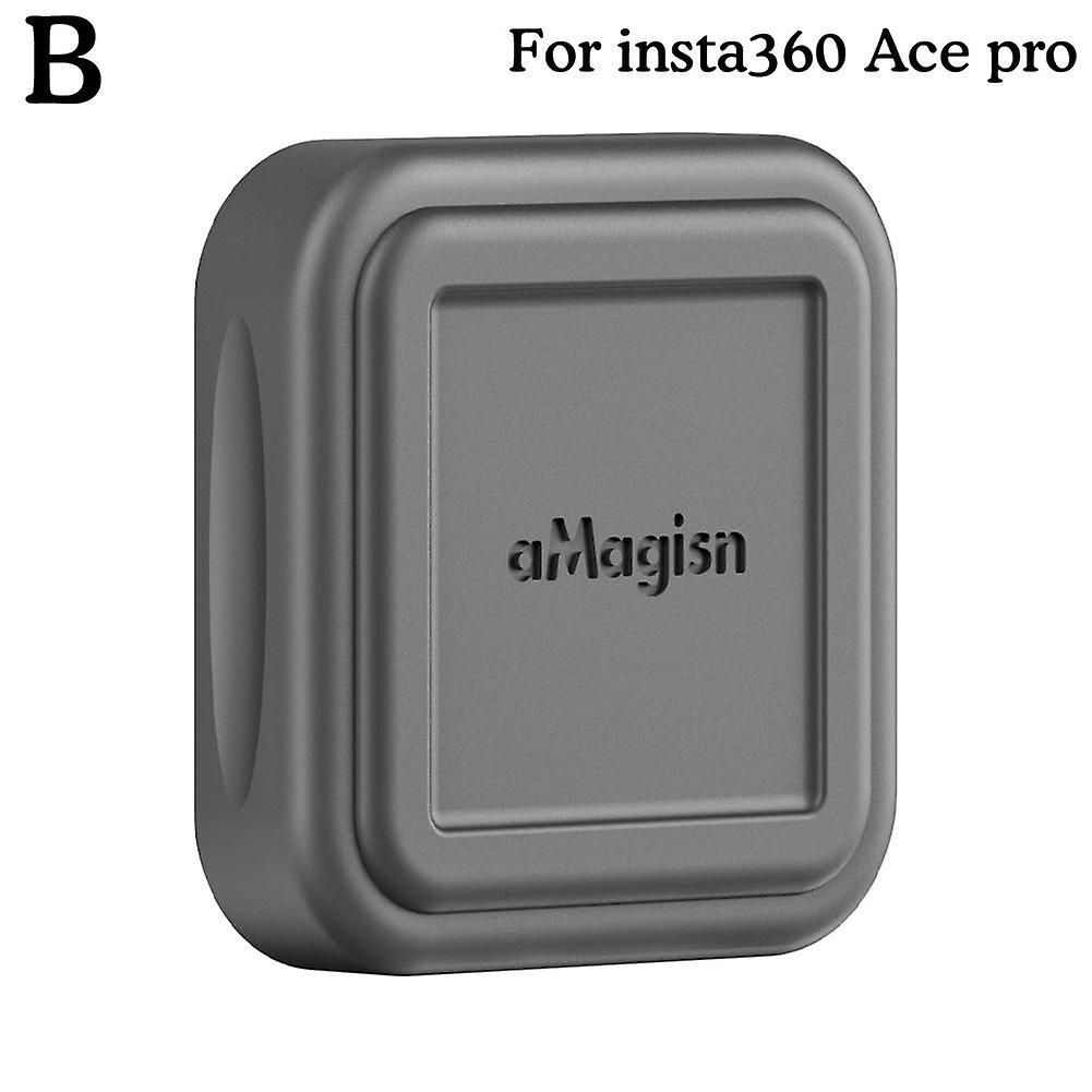 Black (B) For insta360 Ace pro$aMagisn For Insta360 Ace Pro Silicone Lens Cover Ace Protective Case Sports Camera Accessories