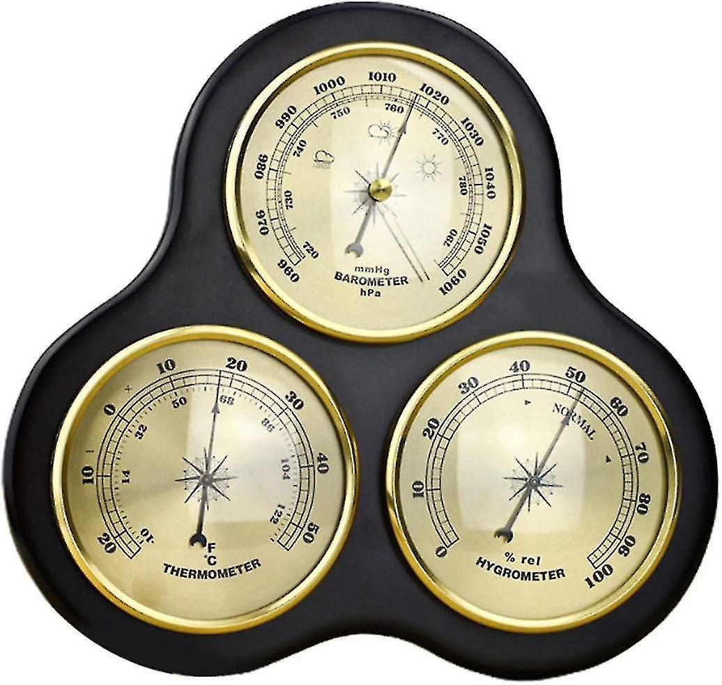 Stazione meteorologica 3 in 1 - igrometro termometro barometro, barometro esterno montato a parete
