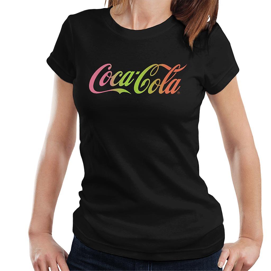 Coca Cola Rainbow Gradient Logo Dámske tričko