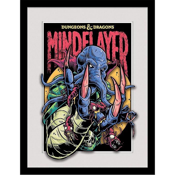 Dungeons & Dragons Breakout Mind Flayer Framed Poster
