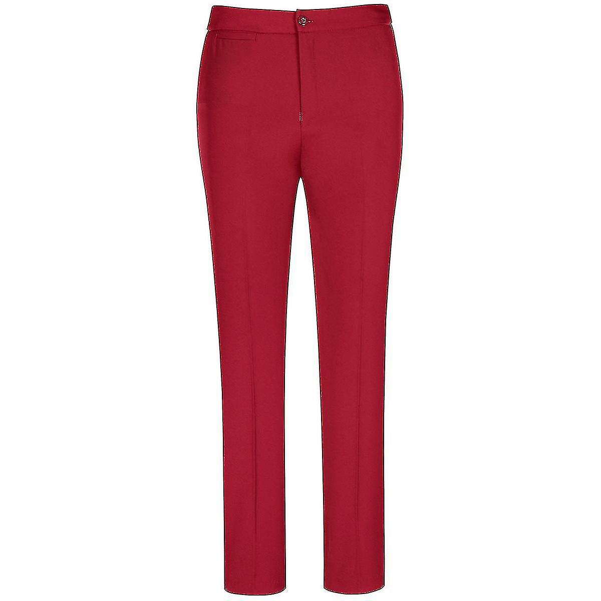 Kobieta Professional Formal Solid Color Suit Two Button Notched Lapel Suit (marynarka i spodnie)