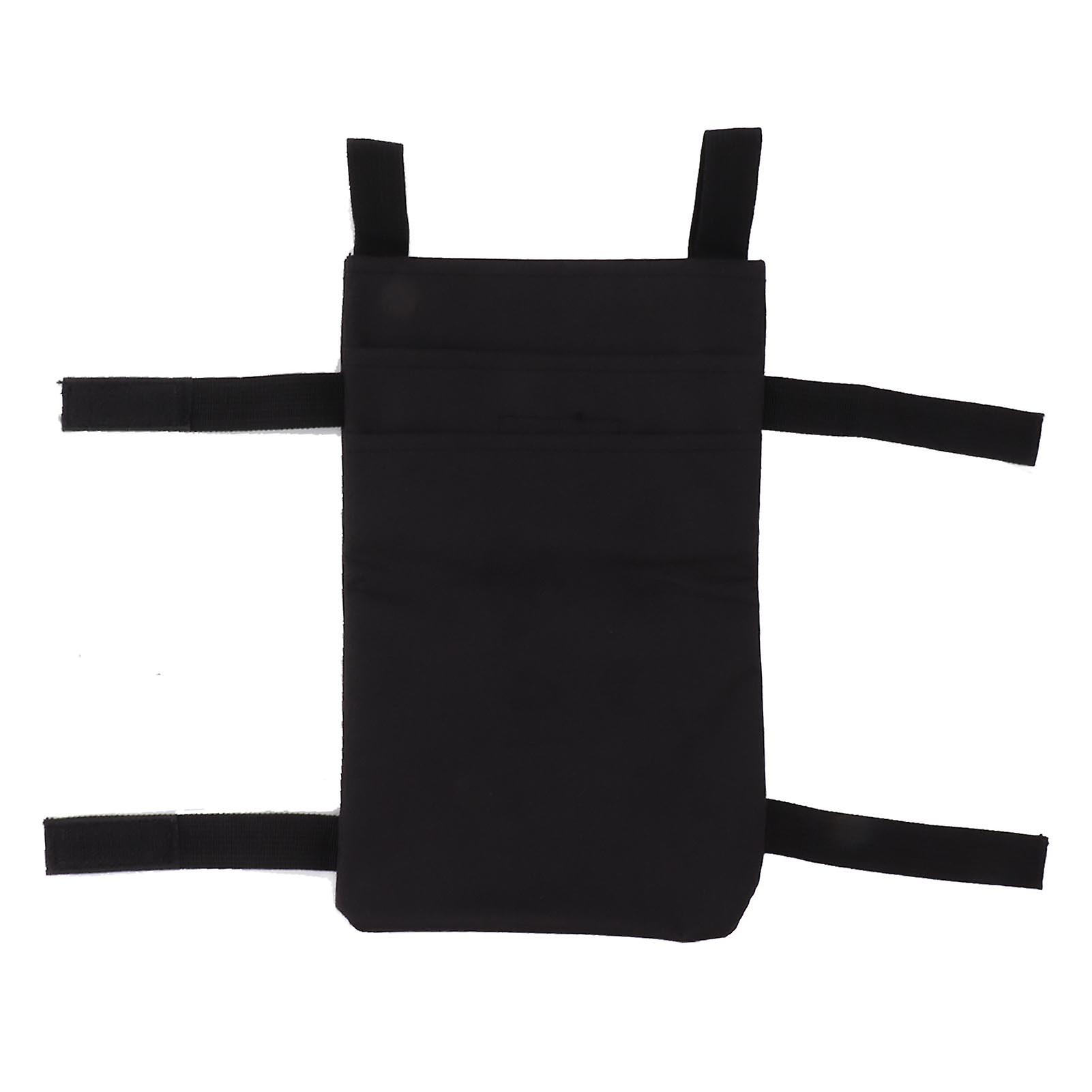 Portable Storage Bag Mobility Accessory with Straps Black 20 x 30 cm Durable Walker Crutch Organiser Convenient for Walking Ai
