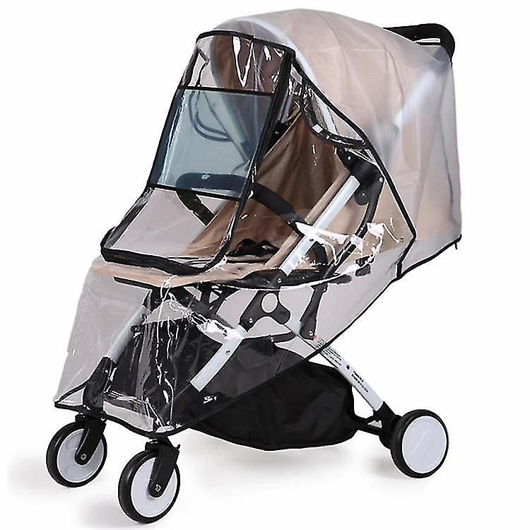 Universal Stroller Rain Cover, Stroller Rain Hood, Comfortable Access Window, Good Air Circulation,
