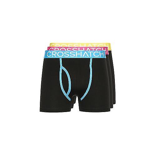 Crosshatch Mens Trioglow Boxer Shorts (Pack of 3)