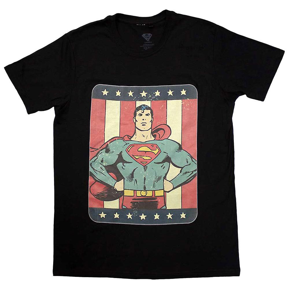 Superman Stripes Logo T Shirt