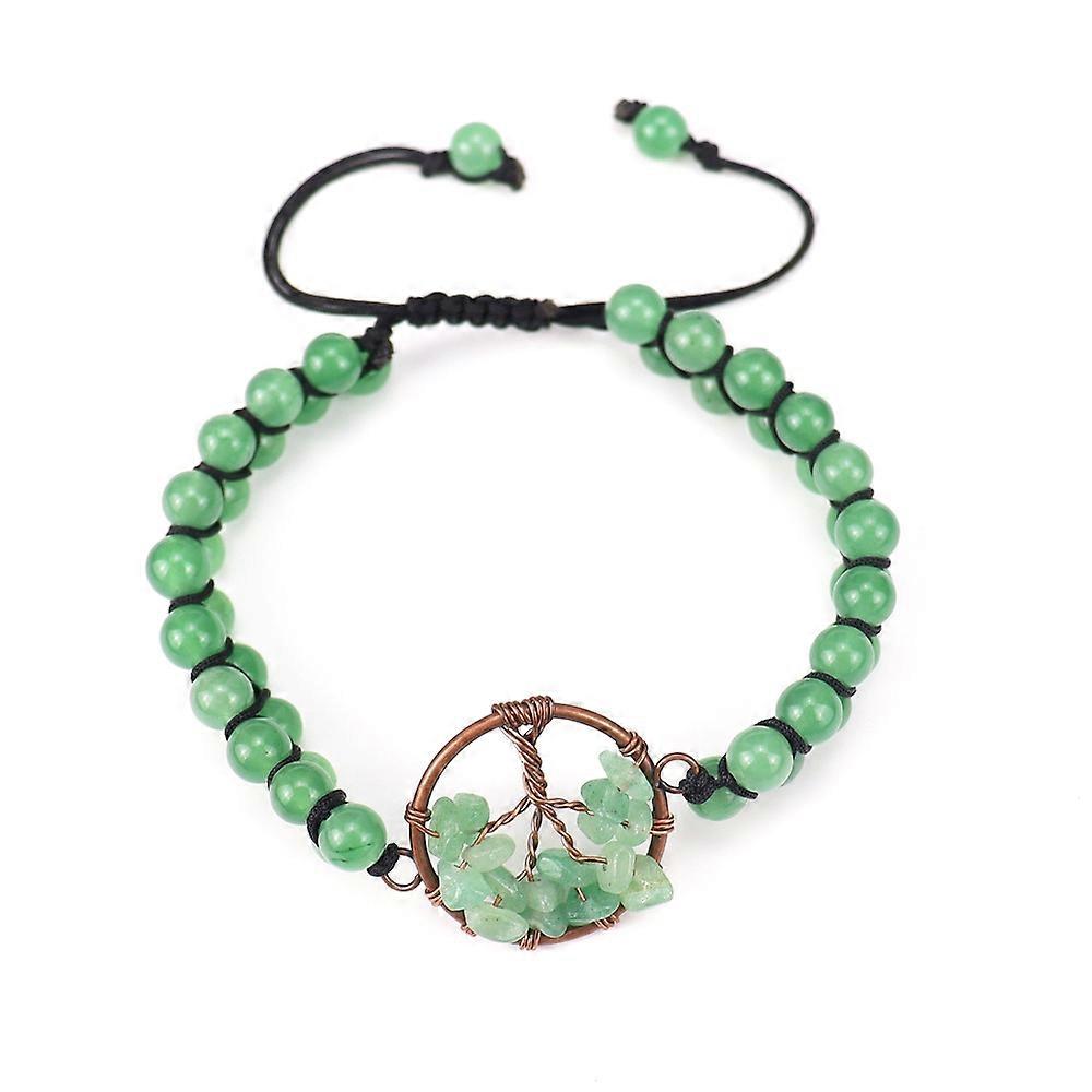 Bracelet - Iridescent Stone Mystic Tree - Enchanting Aura