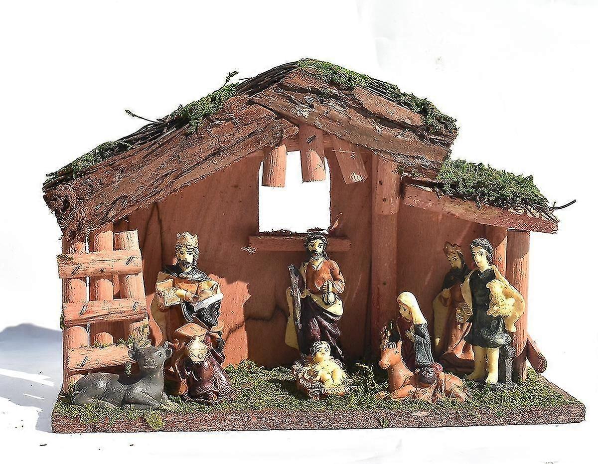 1pc Nativity Statue Classic Holy Desktop Adorment Tabletop Nativity Figurine