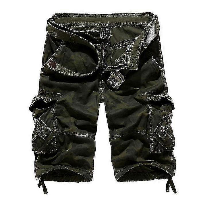 Herren Shorts Hose Casual Army Camo Kampf Armee Hose