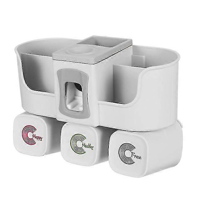 holder toothbrush storage mount |toothbrush dispenser rack wall toothpaste