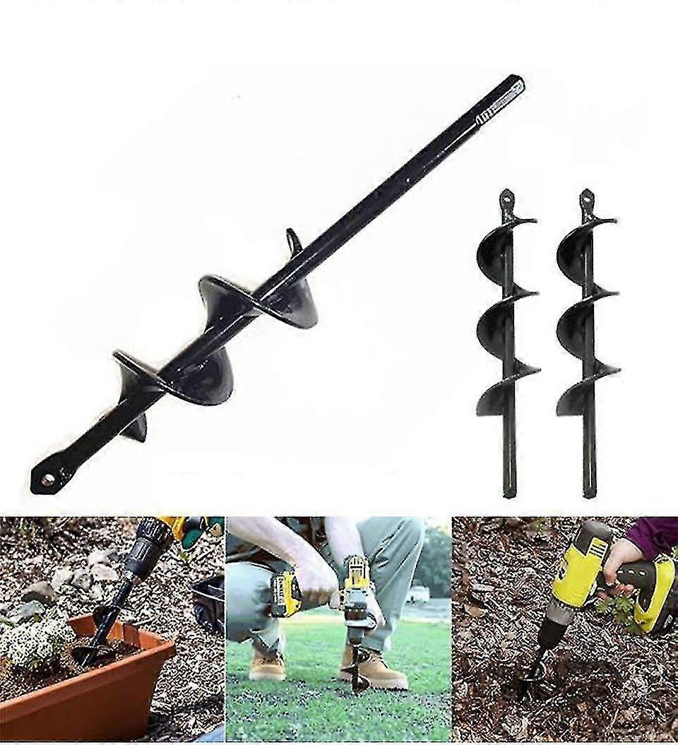Garden Auger Twist Drill Bit Garden Dig Hole Planting Tool Garden Drill Bit(5x45m)