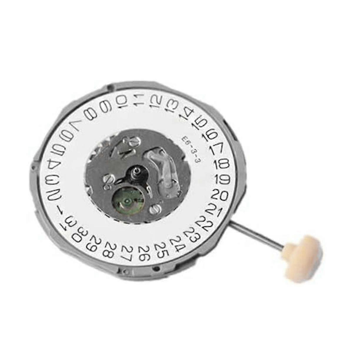 23.3mmクォーツ時計ムーブメント、調整ステム付き、Miyotaと互換性あり 1M12ムーブメント 3ピンウォッチ修理パーツ