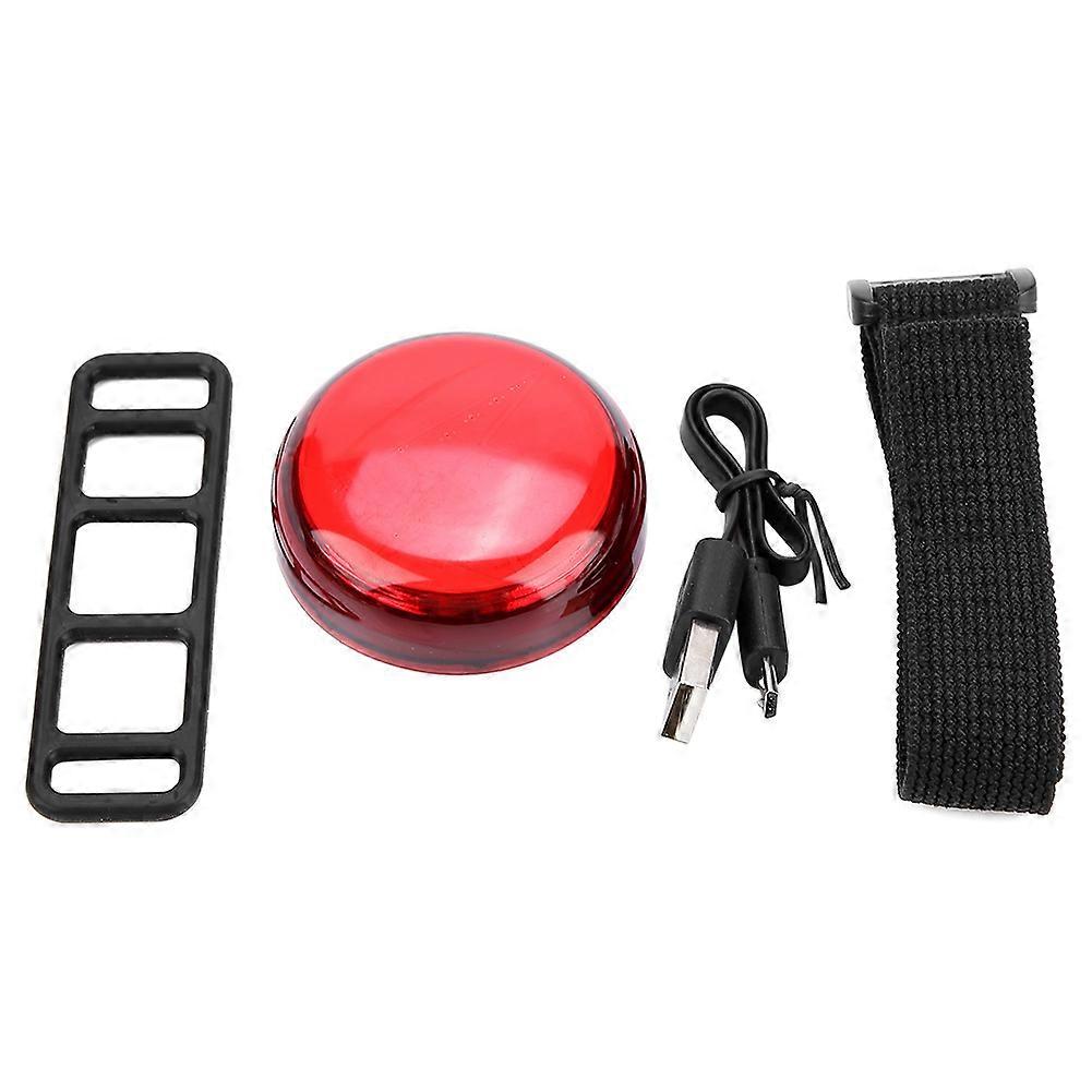 Wireless USB Rechargeable LED Safety Cycling Taillight Lamp 5 Modes