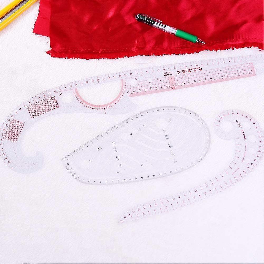 13pcs/Set Multi-Function Clothing Garment Cutting Yardstick Cutting Rulers