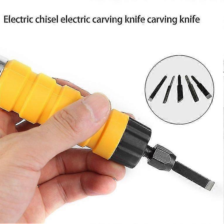 Electric Chisel Carving Tool Wood Carving Machine Woodworking Small Spanner