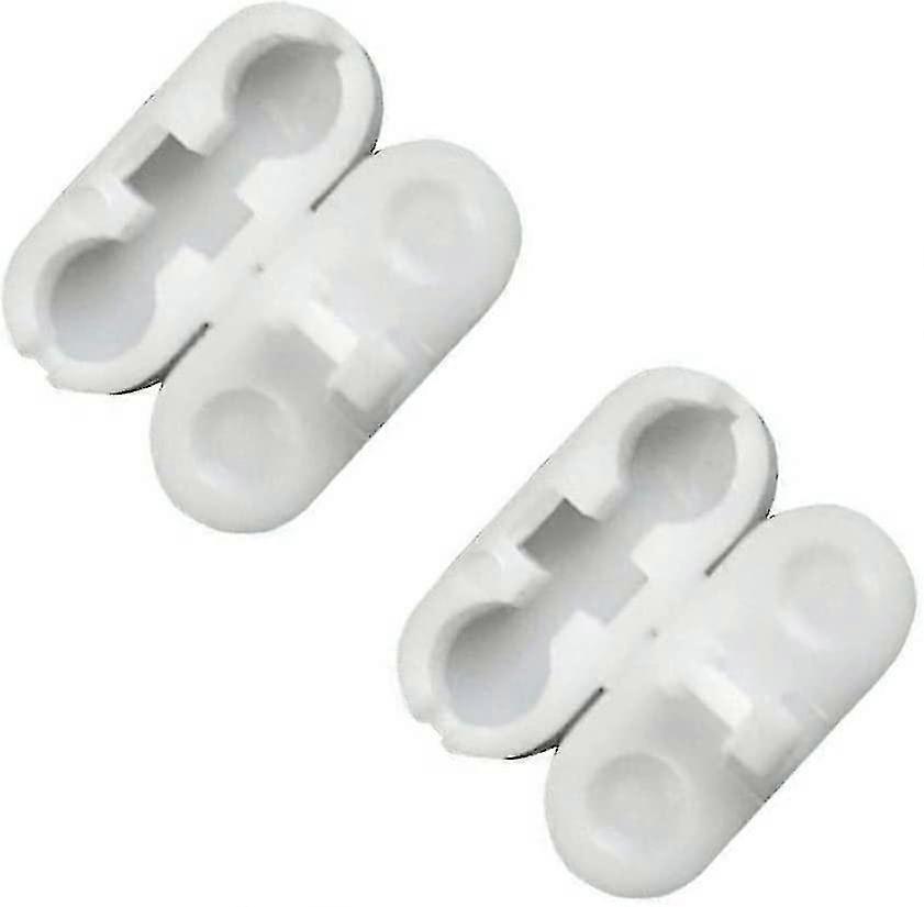 Replacement Vertical Roman Roller Blind Ball Chain Cord Connector Clips (white) (10pcs