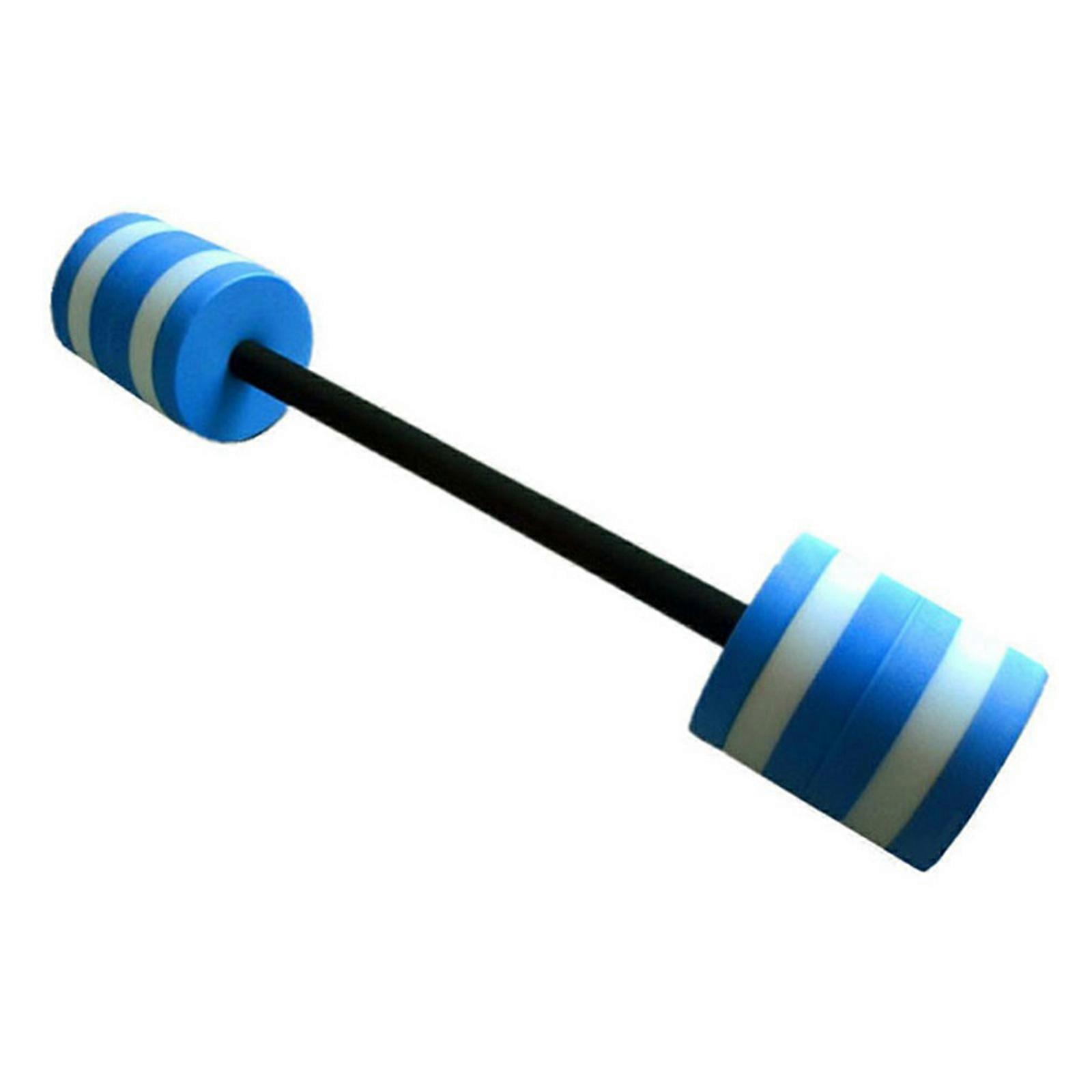 Water Float Foam Dumbbells Blue Pool Exercises Aqua Fitness Barbells