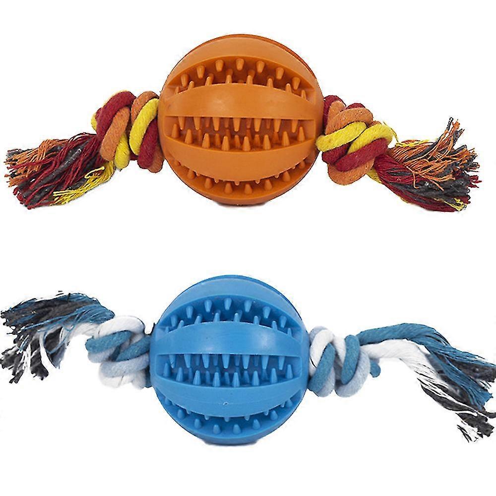 Pet Dog Toothbrush Chew Toys With Rope Toys, Toy For Small Medium Breed, Dog Balls