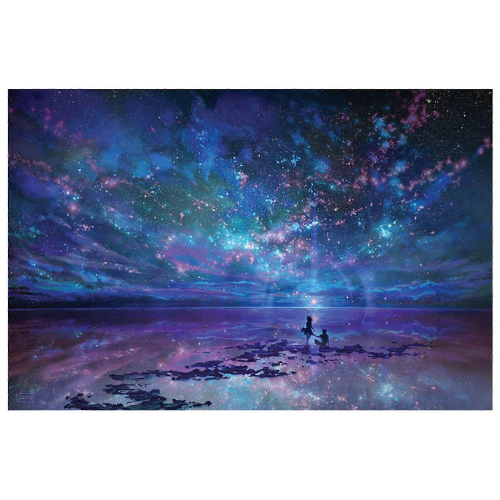 Fantasy Starry Puzzle 1000 bitar Vuxen Dekompression Pussel 1000 bitar Trä High Definition Pu