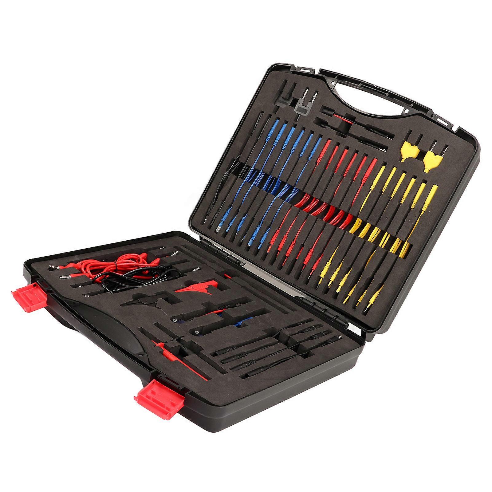 92Pcs Multimeter Test Leads Kit Multi Function Electrical Relay Tester Probe Set for 12V 24V Vehicles