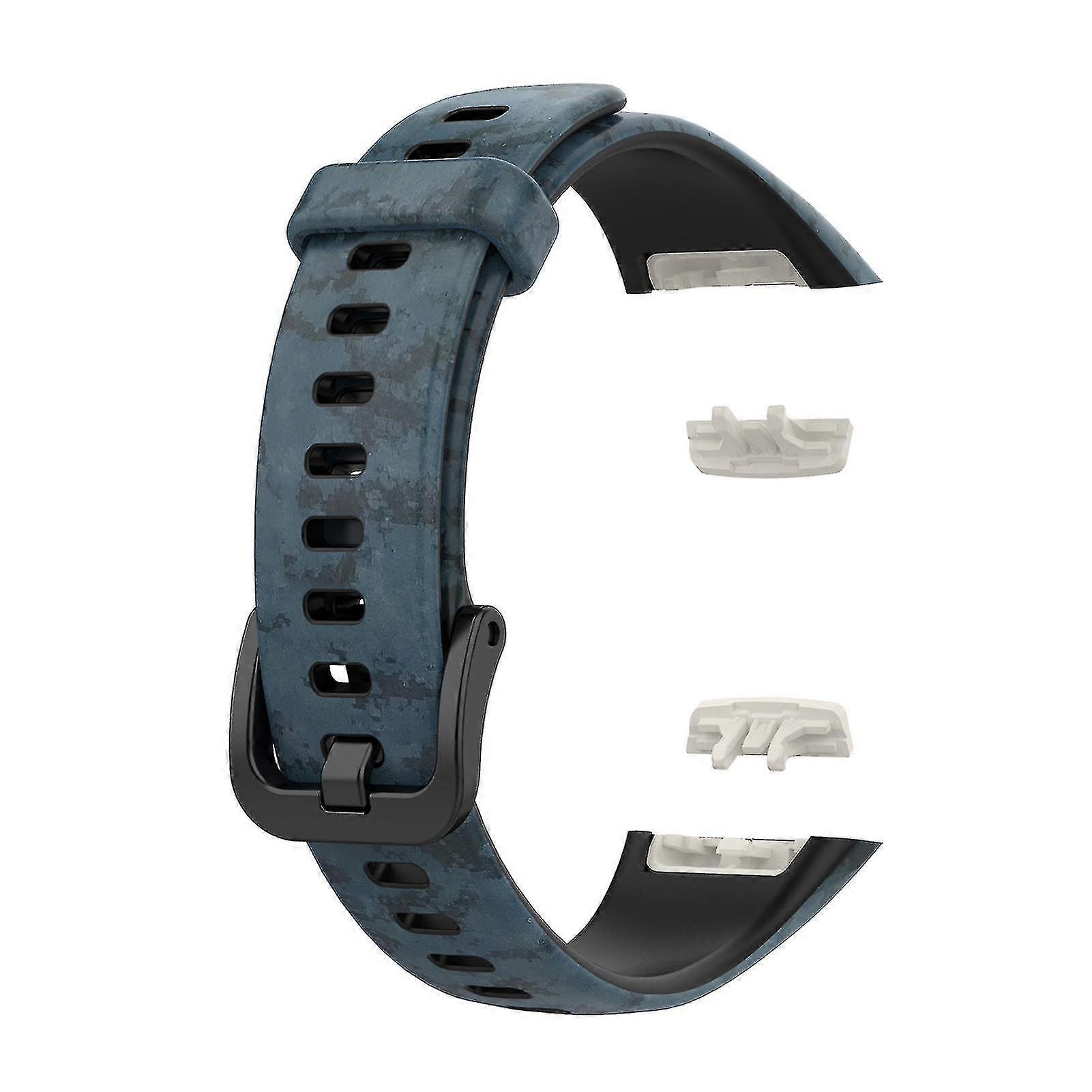 watch band painted pattern 21mm silicone smart bracelet wrist strap re