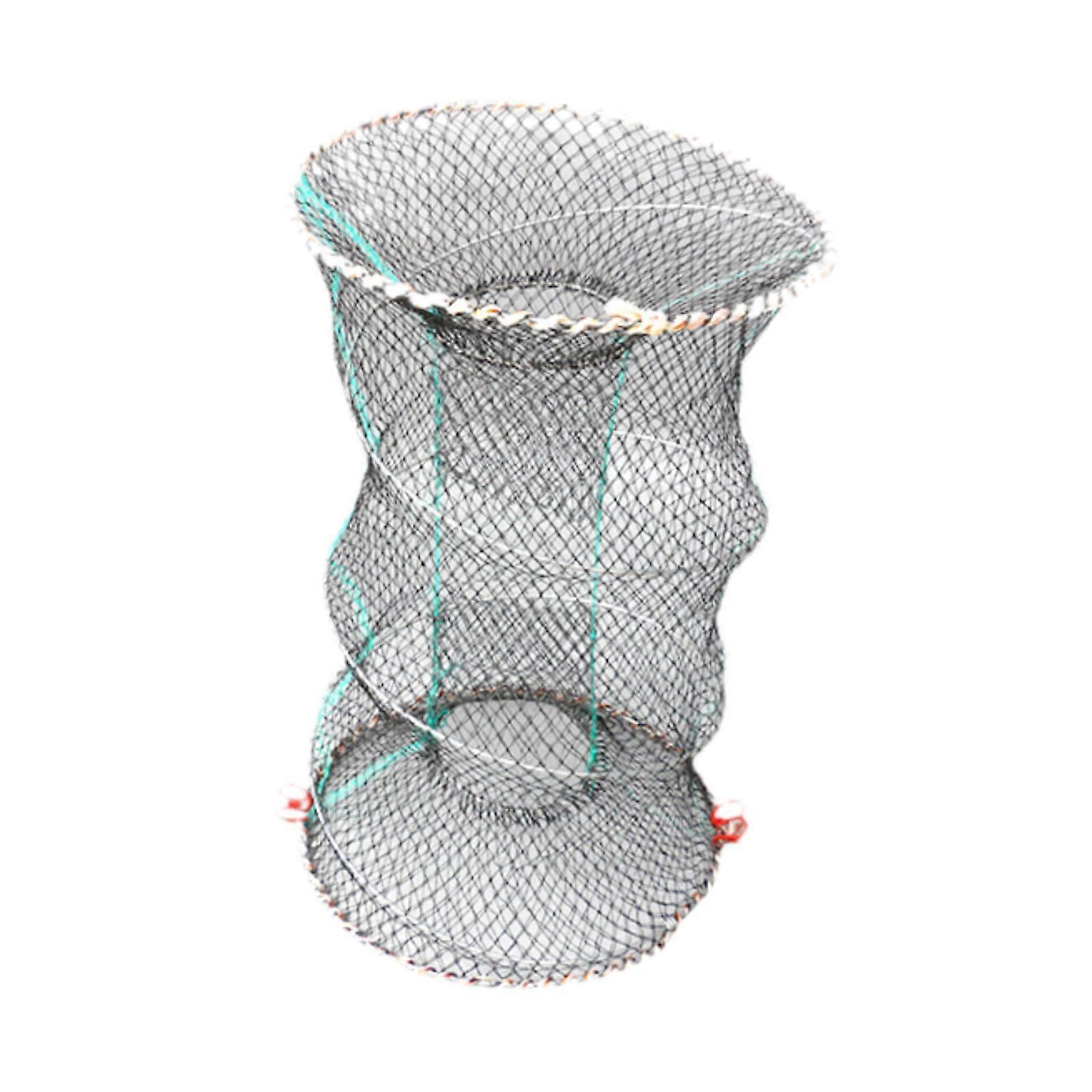 Fishing Lure Pitfall Net Fodable Net for Traveling Outdoor Fish Catching 25cmx45cm