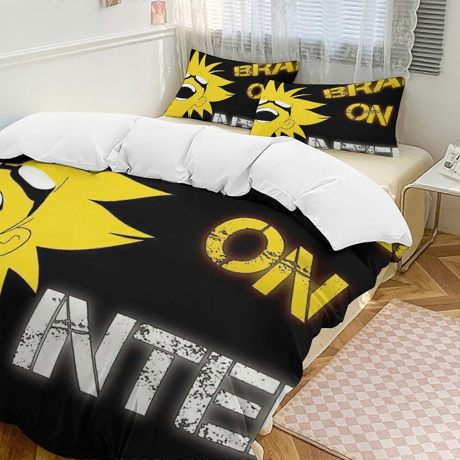 v708 Cowboy Bebop 3-Piece Twin Bed Set Fade-Resistant Microfiber  io708