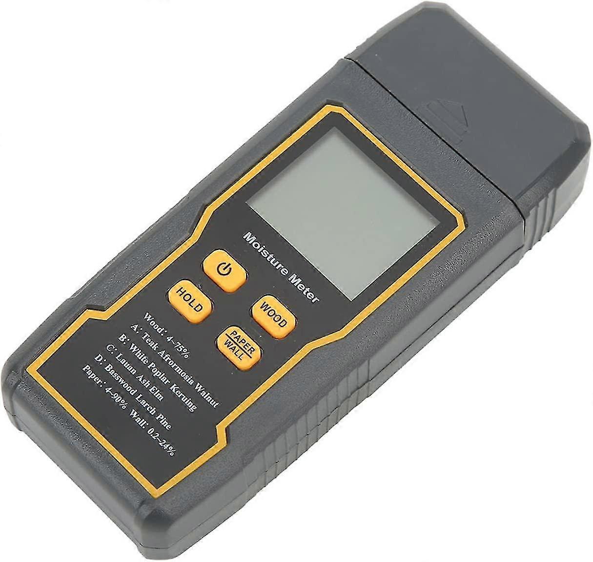 Wall Moisture Detector, Moisture Meter Moisture Test 4 Measurement Modes Backlight Lcd Display Auto