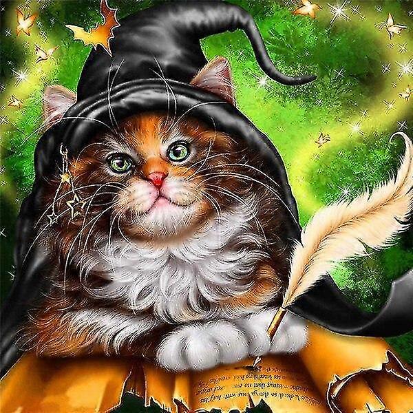 الماس الفن اللوحة أطقم الحيوان الماس التطريز الصليب غرزة القط صور من أحجار الراين فسيفساء هدية اليدوية