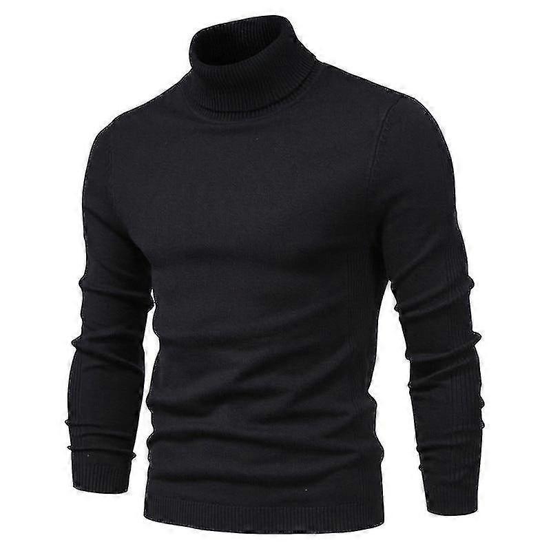 Winter Turtleneck dicke Herren Pullover Casual Turtle Neck Solid Color Qualität Warm Slim Pullover Männer