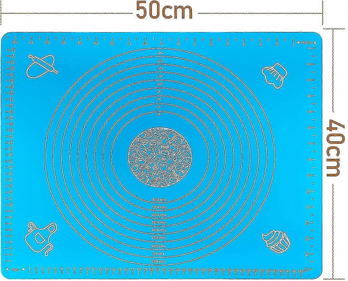 Silicone Mat, Silicone Baking Mat, Non-stick Non-slip Baking Mat, Rolling Mat, Work Mat With Measure