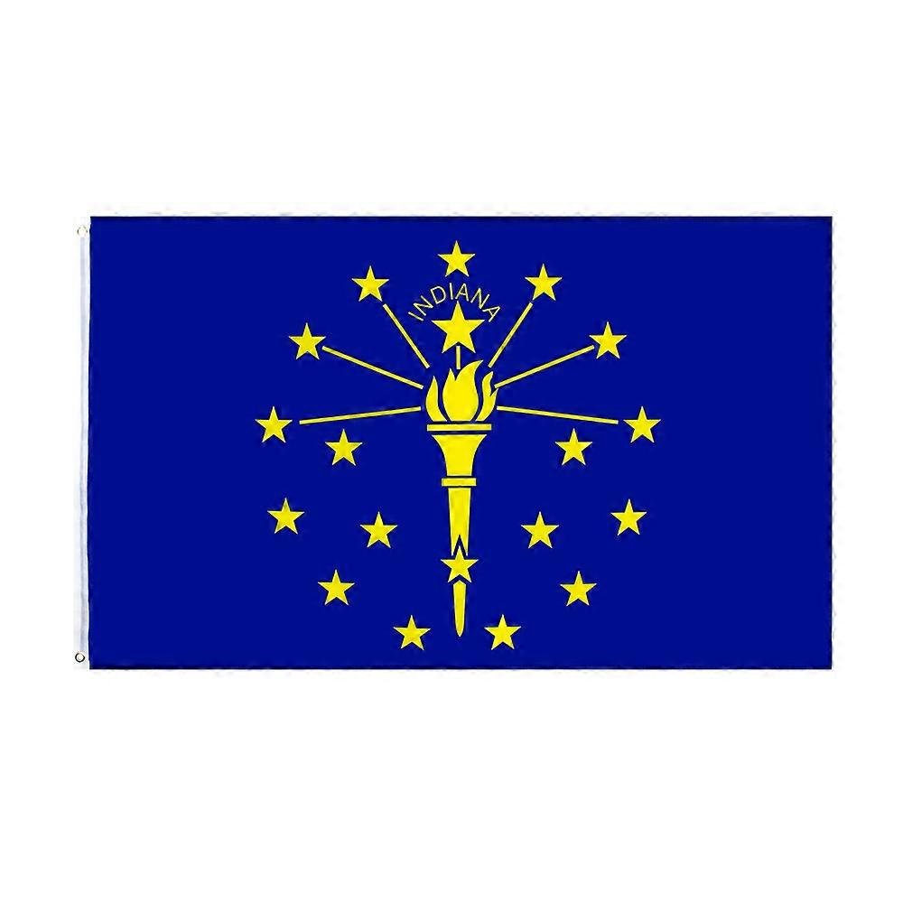 90*150cm State Indiana Flag For Decoration