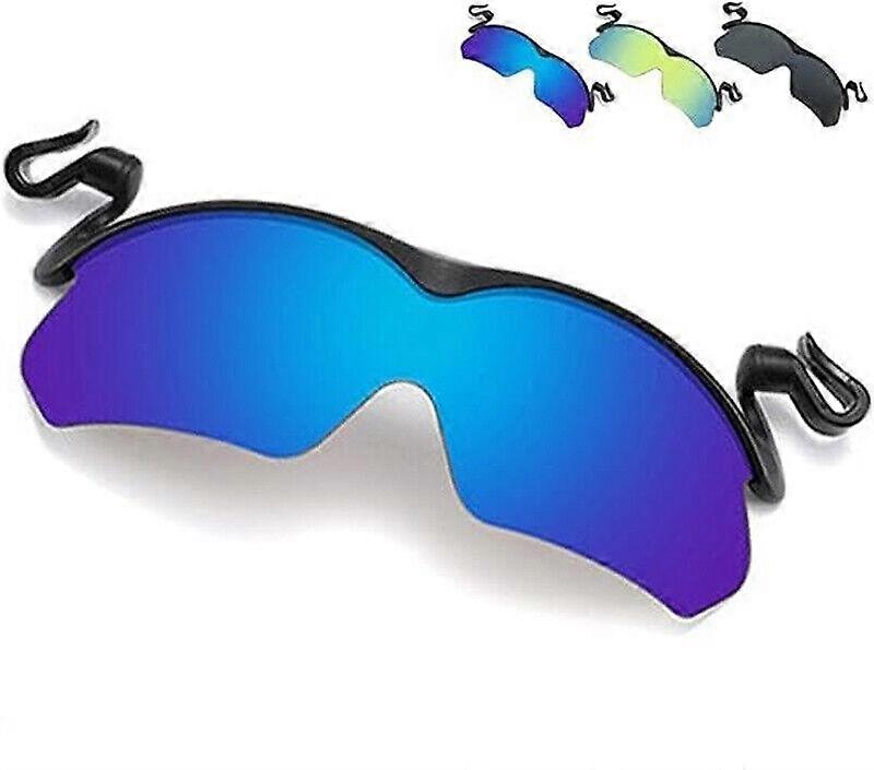 Clip Cap Sports Sunglasses, Mens Clip on Sunglasses for Fishing Biking Hiking