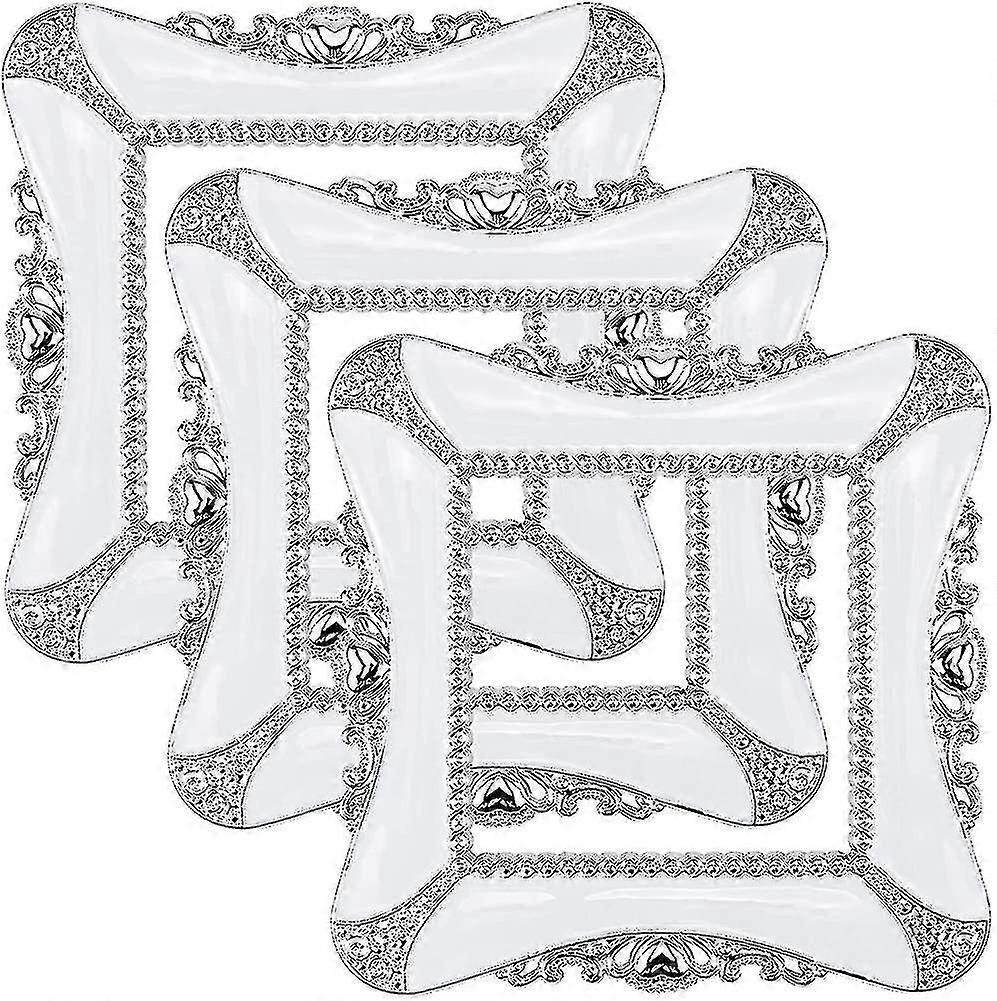 3 Pcs Luxurious Light Switch Stickers Plug Socket Surround Stickers Cover Home