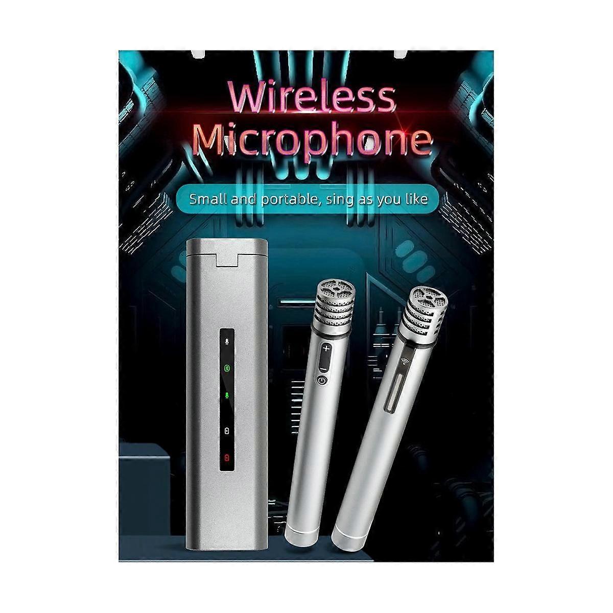 Car Wireless Microphone 5.0 Bluetooth Lasting Battery Life Karaoke Dsp Audio Noise Reduction Microp