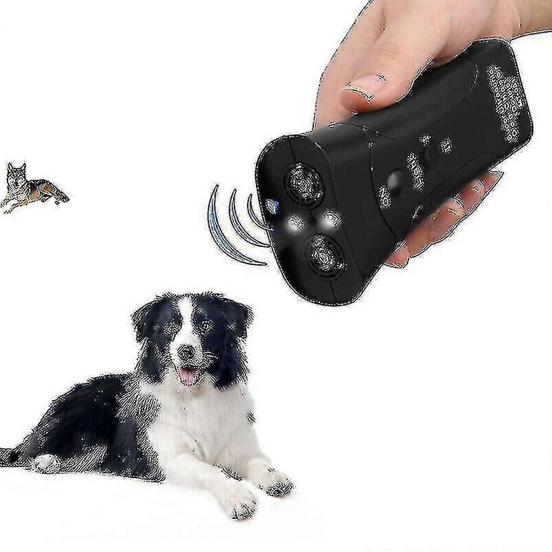 Pet Gentle Trainer Ultrasonic For Dogs, Dual Channel Handheld Petty Pals Pet Gentle With Led Flashlight, Petgentle Device For Safety, Outdoor, Walking