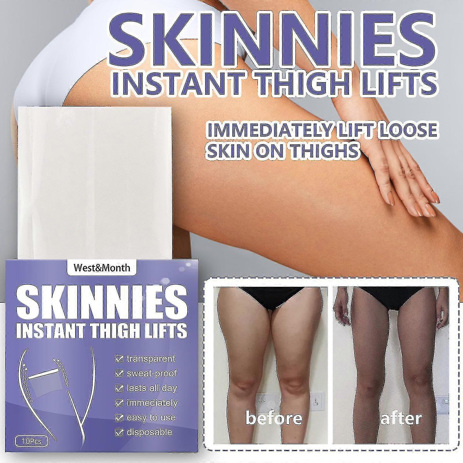Thigh Lifts Patch Firming Shaping Clear Adhesive Strips Smooth Cellulite