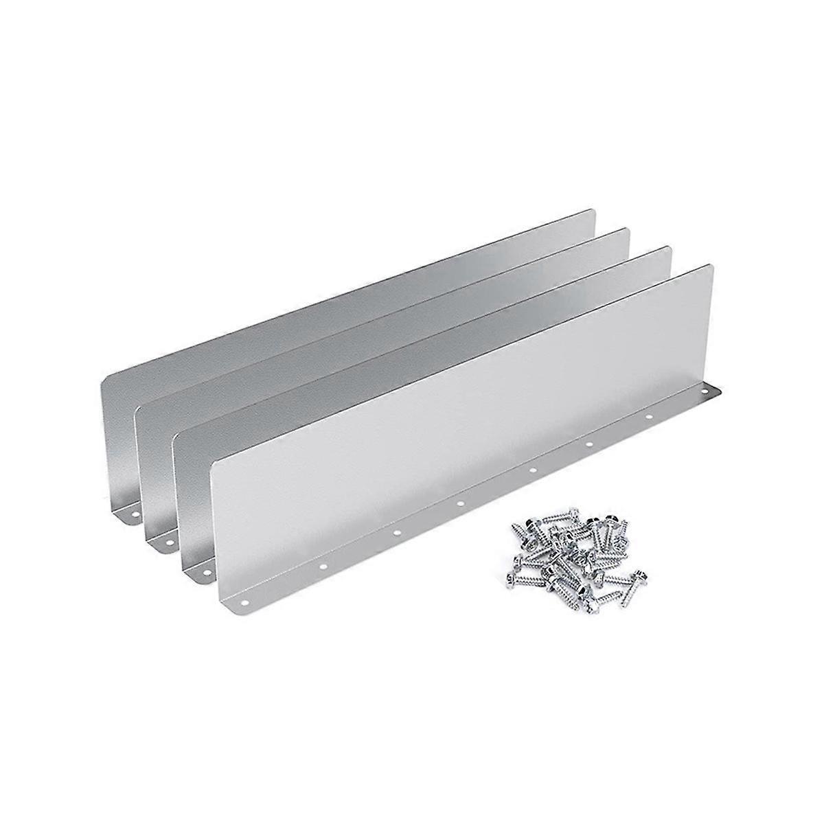 4Pcs Gutter Valley Splash Guard,Rainwater Valley Gutter Splash Guard, Rain Drip Gutter Guard for Sh