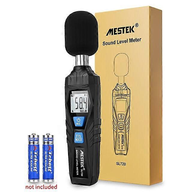 JWL-Sound Meter SL720 Noise Tester Sound Detector Decible Monitor 30-130dB Audio Measuring Instrument Sound Level Indicator