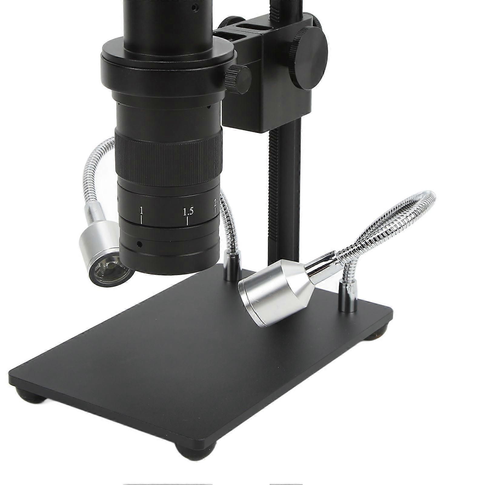12 Million Pixels Microscope Camera Kit Digital USB Microscope Camera with 180X C Mount Lens for Maintenance Industry US Plug