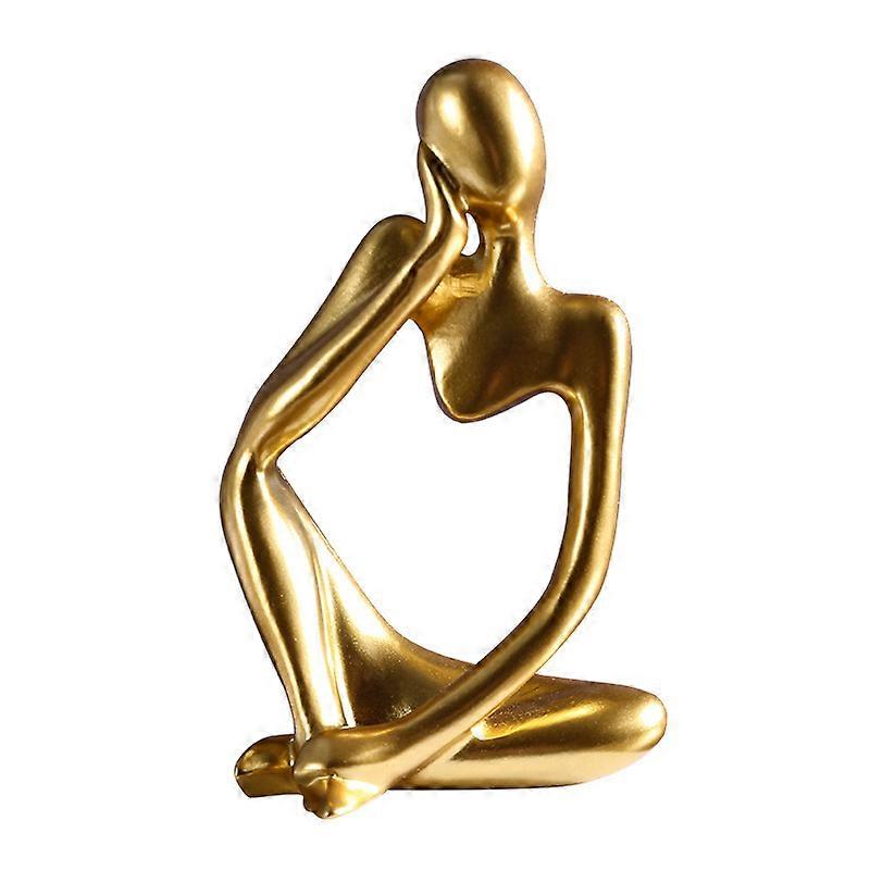 Resin Thinker Abstract Sculpture