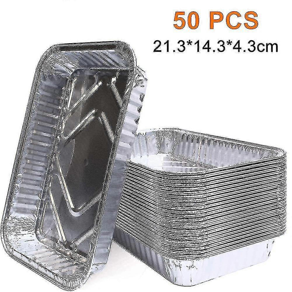 50pcs Aluminum Pans Cookie Sheet Baking Pans